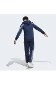 AGASALHO ADIDAS 3S DK TS COM CAPUZ MASCULINO - Marinho/azul AGASALHO ADIDAS 3S DK TS COM CAPUZ MASCULINO - Marinho/azul