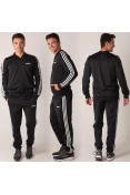 AGASALHO ADIDAS B2BAS 3S MASCULINO - Preto/branco AGASALHO ADIDAS B2BAS 3S MASCULINO - Preto/branco