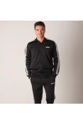 AGASALHO ADIDAS B2BAS 3S MASCULINO - Preto/branco AGASALHO ADIDAS B2BAS 3S MASCULINO - Preto/branco