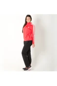 AGASALHO ADIDAS BACK 2 BASICS 3 STRIPES FEMININO - Vermelho/preto AGASALHO ADIDAS BACK 2 BASICS 3 STRIPES FEMININO - Vermelho/preto