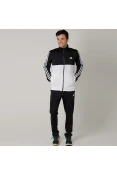 AGASALHO ADIDAS BACK 2 BASICS 3 STRIPES MASCULINO - Preto/branco