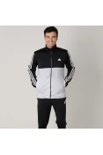 AGASALHO ADIDAS BACK 2 BASICS 3 STRIPES MASCULINO - Preto/branco