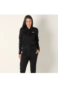 AGASALHO ADIDAS BACK 2 BASICS 3S FEMININO - Preto/branco AGASALHO ADIDAS BACK 2 BASICS 3S FEMININO - Preto/branco