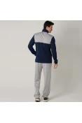 AGASALHO ADIDAS BACK 2 BASICS MASCULINO - Cinza/marinho AGASALHO ADIDAS BACK 2 BASICS MASCULINO - Cinza/marinho