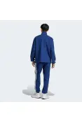 AGASALHO ADIDAS BASIC 3S MASCULINA - Azul/branco AGASALHO ADIDAS BASIC 3S MASCULINA - Azul/branco