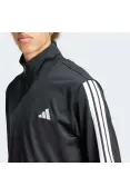 AGASALHO ADIDAS BASIC 3S TRICOT TRACK MASCULINO - Preto/branco AGASALHO ADIDAS BASIC 3S TRICOT TRACK MASCULINO - Preto/branco