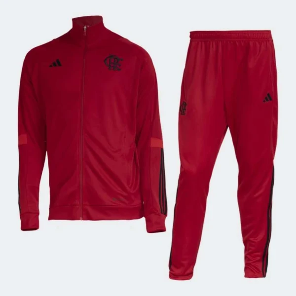 AGASALHO ADIDAS CR FLAMENGO TIRO 23 MASCULINO - Vermelho/preto