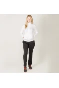 AGASALHO ADIDAS ESS EP FEMININO - Branco/preto AGASALHO ADIDAS ESS EP FEMININO - Branco/preto