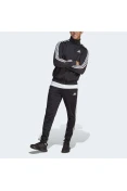 AGASALHO ADIDAS ESSENTIAL 3 STRIPES MASCULINO - Preto/branco AGASALHO ADIDAS ESSENTIAL 3 STRIPES MASCULINO - Preto/branco
