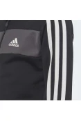AGASALHO ADIDAS ESSENTIALS 3-STRIPES SHINY INFANTIL - Preto/branco AGASALHO ADIDAS ESSENTIALS 3-STRIPES SHINY INFANTIL - Preto/branco