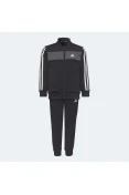 AGASALHO ADIDAS ESSENTIALS 3-STRIPES SHINY INFANTIL - Preto/branco AGASALHO ADIDAS ESSENTIALS 3-STRIPES SHINY INFANTIL - Preto/branco