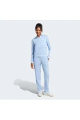 AGASALHO ADIDAS ESSENTIALS 3S FEMININO - Azul celeste/branco AGASALHO ADIDAS ESSENTIALS 3S FEMININO - Azul celeste/branco
