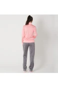AGASALHO ADIDAS KN TS 1 FEMININO - Rosa/grafite AGASALHO ADIDAS KN TS 1 FEMININO - Rosa/grafite