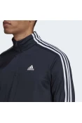 AGASALHO ADIDAS MTS TRICOT 1/4Z MASCULINO - Marinho/branco