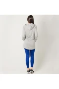 AGASALHO ADIDAS PES HOODY TIGHT FEMININO - Cinza/azul