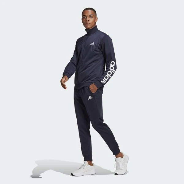 AGASALHO ADIDAS PRIMEGREEN ESSENTIALS LINEAR LOGO MASCULINO - Marinho