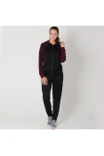 AGASALHO ADIDAS RE FOCUS FEMININO - Preto/bordo AGASALHO ADIDAS RE FOCUS FEMININO - Preto/bordo