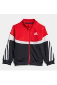 AGASALHO ADIDAS SHINY BADGE OF SPORT 3-STRIPES INFANTIL - Vermelho/branco AGASALHO ADIDAS SHINY BADGE OF SPORT 3-STRIPES INFANTIL - Vermelho/branco