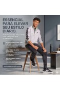 AGASALHO ADIDAS TRACKSUITS 3S MASC - Cinza/preto AGASALHO ADIDAS TRACKSUITS 3S MASC - Cinza/preto