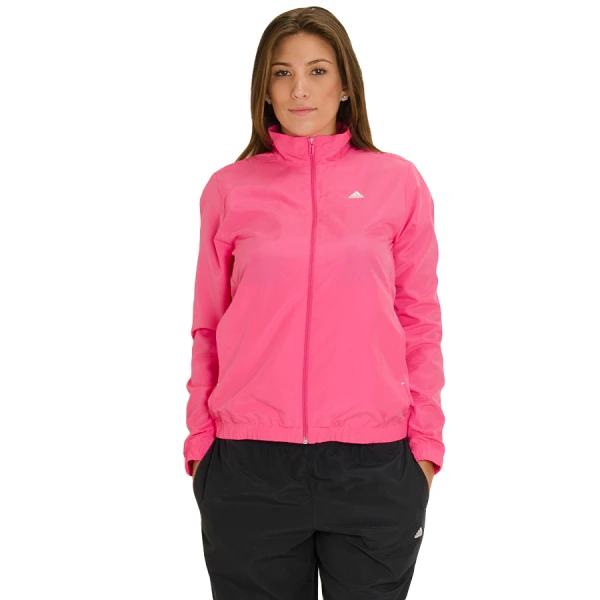 AGASALHO ADIDAS WOVEN 3S FEMININO - Rosa/grafite