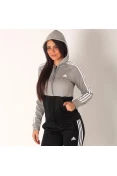 AGASALHO ADIDAS WTS GAME TIME FEMININO - Cinza/preto AGASALHO ADIDAS WTS GAME TIME FEMININO - Cinza/preto