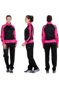 AGASALHO ASICS KNIT WARM UP FEMININO - Preto/pink AGASALHO ASICS KNIT WARM UP FEMININO - Preto/pink