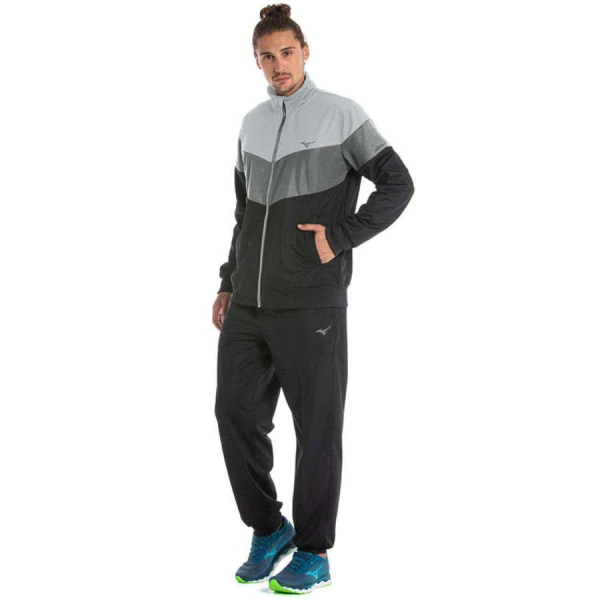 AGASALHO DE TREINO MIZUNO NEW ROOT MASCULINO - Cinza/preto