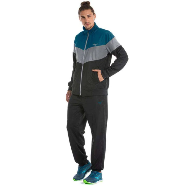 AGASALHO DE TREINO MIZUNO NEW ROOT MASCULINO - Preto/azul