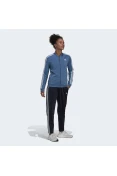 AGASALHO ESSENTIALS 3-STRIPES ADIDAS FEMININO - Azul/marinho AGASALHO ESSENTIALS 3-STRIPES ADIDAS FEMININO - Azul/marinho