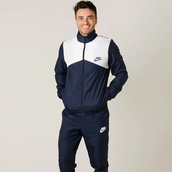 AGASALHO HALF TIME WOVEN NIKE MASCULINO - Marinho/branco