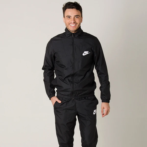 AGASALHO HALF TIME WOVEN NIKE MASCULINO - Preto/branco