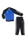 AGASALHO INFANTIL SHINY DA ADIDAS - Azul/preto AGASALHO INFANTIL SHINY DA ADIDAS - Azul/preto