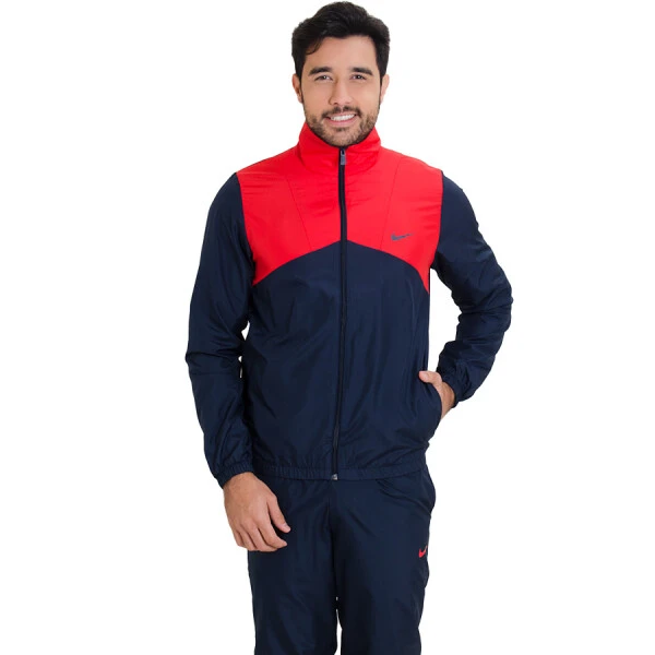 AGASALHO NIKE HALF TIME WOVEN TRK SUIT MASCULINO - Vermelho/marinho
