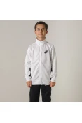 AGASALHO NIKE NSW TRACK SUIT PAC POLY INFANTIL - Branco/preto