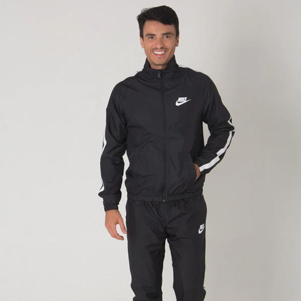 AGASALHO NIKE SPORTSWEAR TRACK SUIT MASCULINO - Preto/branco
