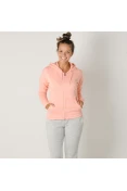 AGASALHO PUMA CLEAN SWEAT SUIT CL FEMININO - Salmao/cinza AGASALHO PUMA CLEAN SWEAT SUIT CL FEMININO - Salmao/cinza