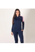 AGASALHO PUMA CLEAN TRICOT SUIT OP FEMININO - Marinho/rosa AGASALHO PUMA CLEAN TRICOT SUIT OP FEMININO - Marinho/rosa