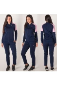 AGASALHO PUMA CLEAN TRICOT SUIT OP FEMININO - Marinho/rosa AGASALHO PUMA CLEAN TRICOT SUIT OP FEMININO - Marinho/rosa