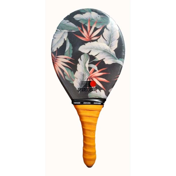 AQUETE FAST BALL FRESCOBOL FIBRA COM ESTAMPA - Colorido