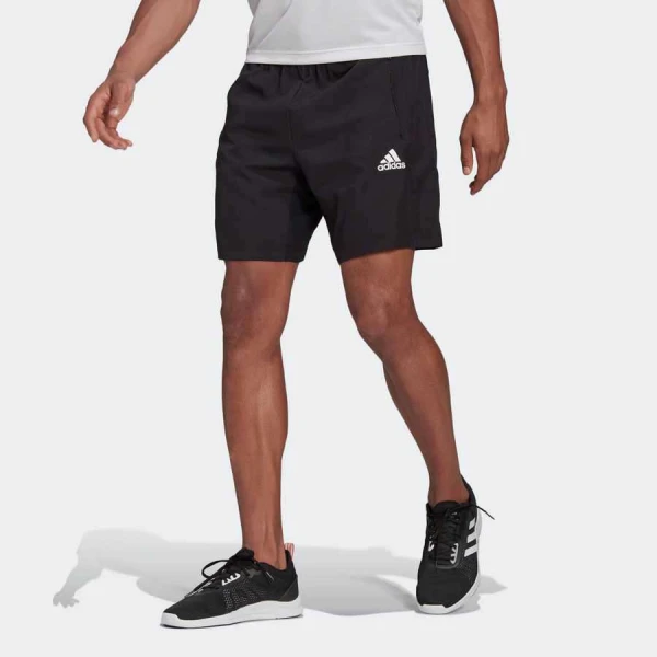 BERMUDA ADIDAS AEROREADY DESIGNED 2 MOVE MASCULINA - Preto
