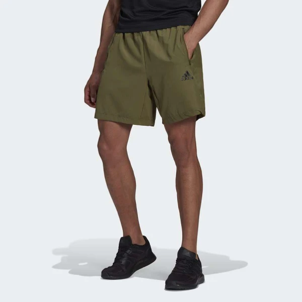 BERMUDA ADIDAS AEROREADY DESIGNED 2 MOVE MASCULINA - Verde oliva