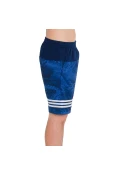 BERMUDA ADIDAS ALLOVER PRINT INFANTIL - Marinho/prata BERMUDA ADIDAS ALLOVER PRINT INFANTIL - Marinho/prata