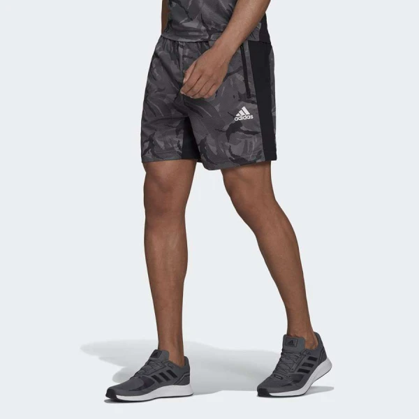 BERMUDA ADIDAS CAMO SHO MASCULINA - Grafite/preto