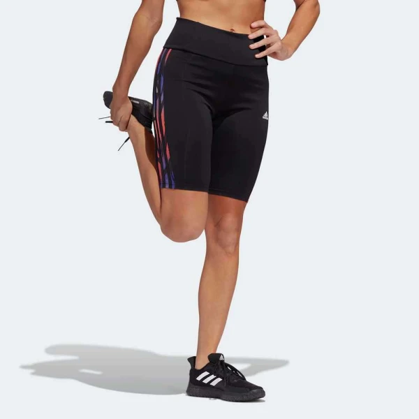 BERMUDA ADIDAS CLICLISTA TIGER FEMININA - Preto