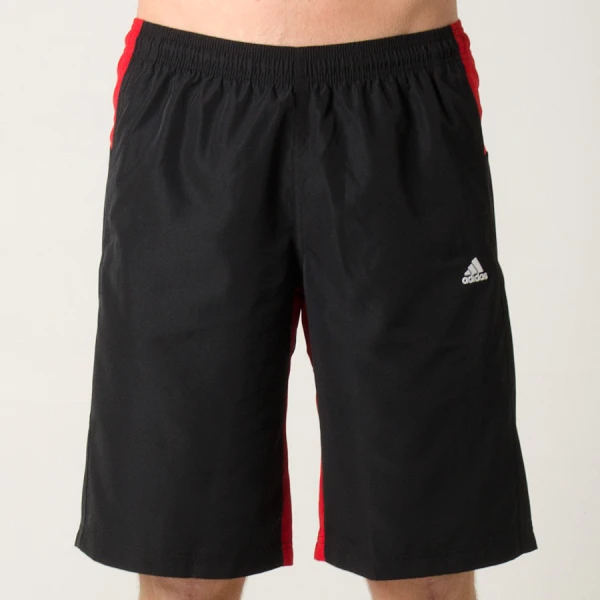 BERMUDA ADIDAS COLOURBLOCK MASCULINA - Preto/vermelho