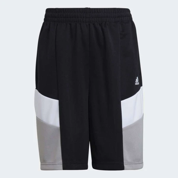 BERMUDA ADIDAS DESIGNED TO MOVE INFANTIL - Preto/cinza