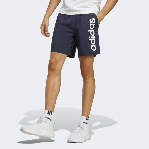 BERMUDA ADIDAS ESSENTIAL CHELSEA LINEAR MASCULINA - Marinho/branco