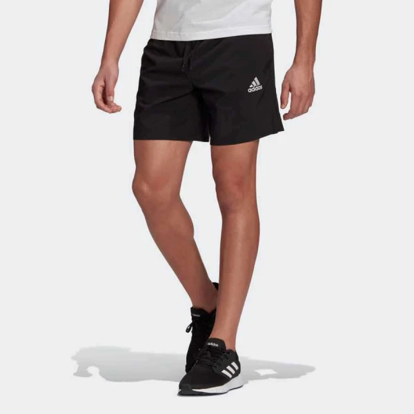 BERMUDA ADIDAS LOGO ESSENTIALS CHELSEA MASCULINA - Preto