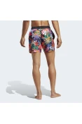 BERMUDA ADIDAS NATAÇÃO FARM MASCULINA - Marinho/laranja