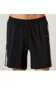 BERMUDA ADIDAS RUNNING 3S MASCULINA - Preto/branco BERMUDA ADIDAS RUNNING 3S MASCULINA - Preto/branco